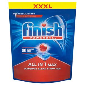 FINISH All-in-1 Max 80 ks – tablety do umývačky riadu                           
